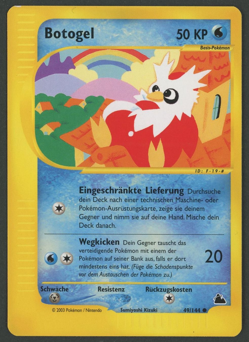 Pokémon Carte collezionabili: Botogel 49/144 Skyridge DE ab 1.- – Usato da Rupperswil venduto da gengarbasar