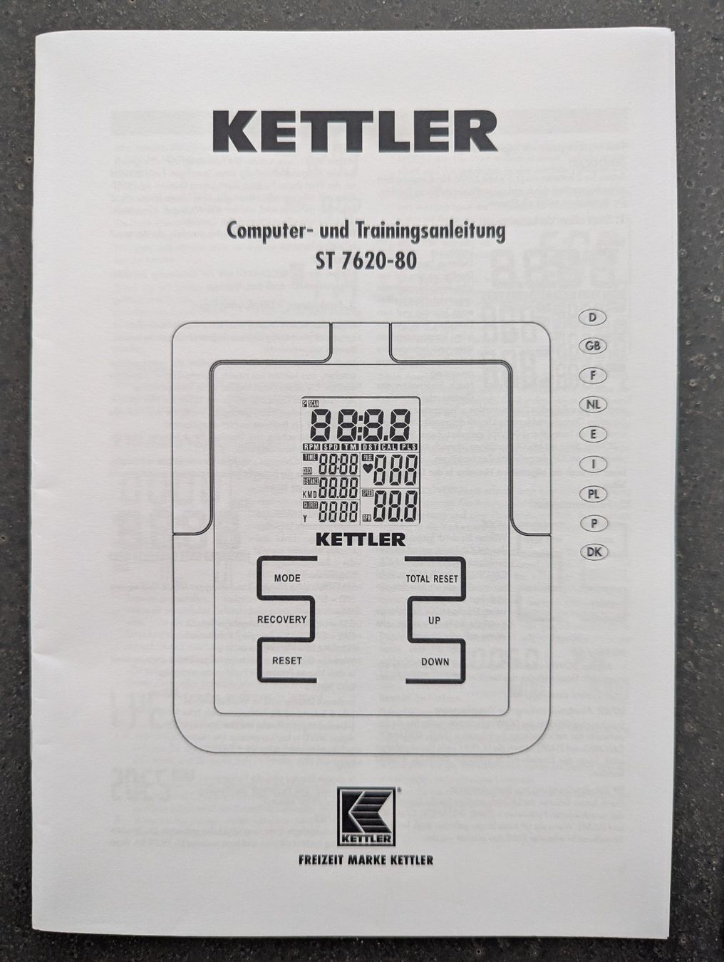 Kettler Hometrainer: Crosstrainer Kettler Verso-109 – Usato da Buttikon SZ venduto da Frangipani20 3