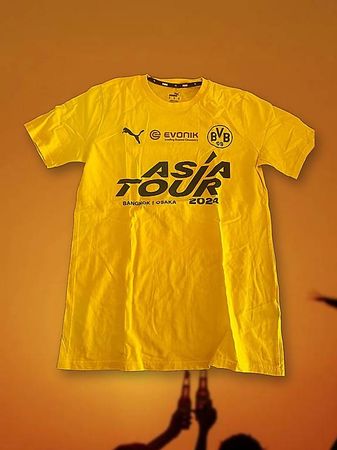 BVB Borussia Dortmund Asia Tour 2024 T-Shirt, Puma, S