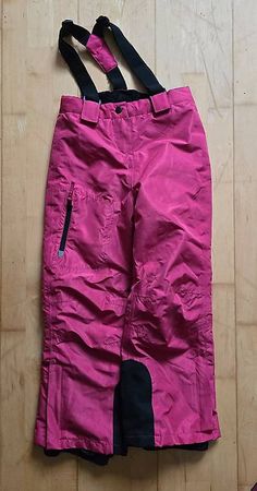 Skihose 122 /128 rot