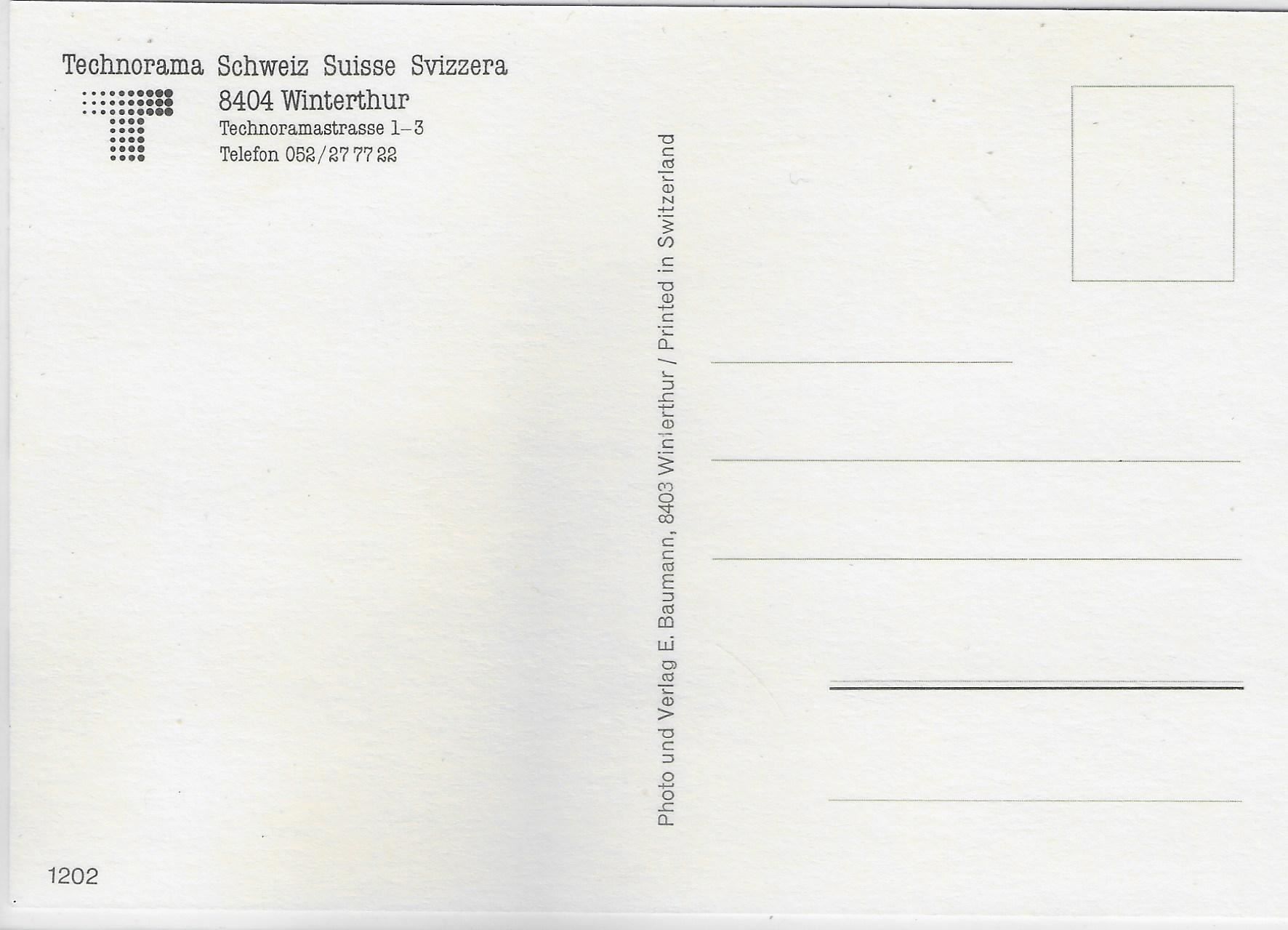 Cartoline postali: Technorama Winterthur - Multiview – Usato da Ettingen venduto da Kartenplanet 1