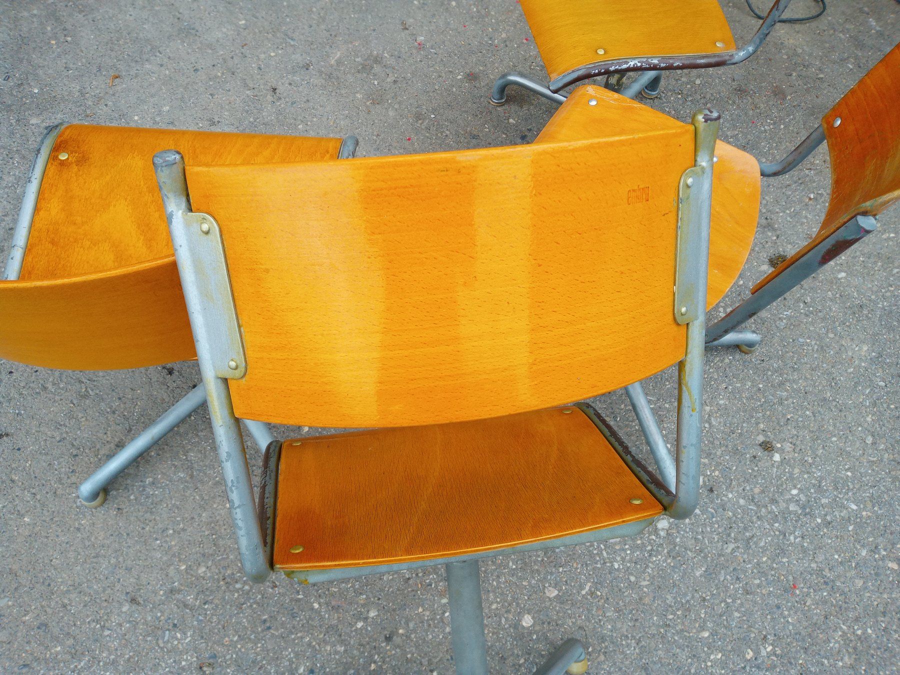 Embru Stühle: 4x vintage  Kinderstuhl Embru – Gebraucht aus Prez-vers-Siviriez von Monija70 8