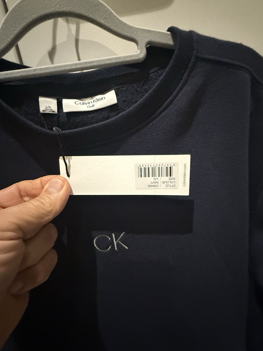 Calvin Klein Maglioni & Felpe: Calvin Klein Golf Pullover, Navy, Neu mit Etikett, Gr. L – Nuovo e nell'imballaggio originale da Birmenstorf AG venduto da Arian2007 1