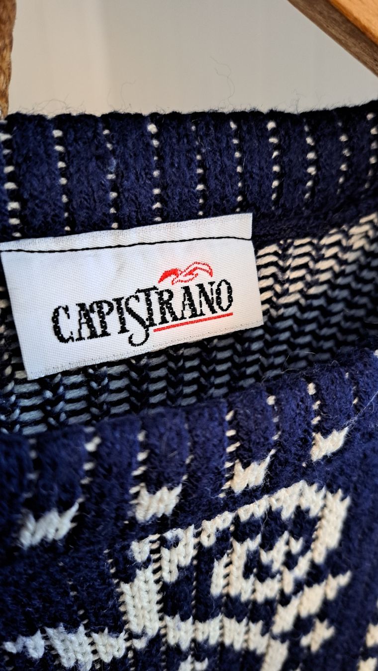 Maglioni & Felpe: 90s Vintage Strickpullover CARPISTRANO L 44 46 Pullover – Usato da Mollis venduto da Fauchi99 1