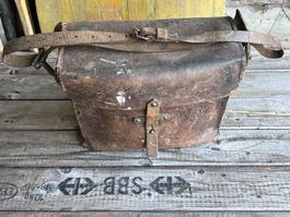 Werkzeugtasche Leder mit Werkzeuge guter Zustand