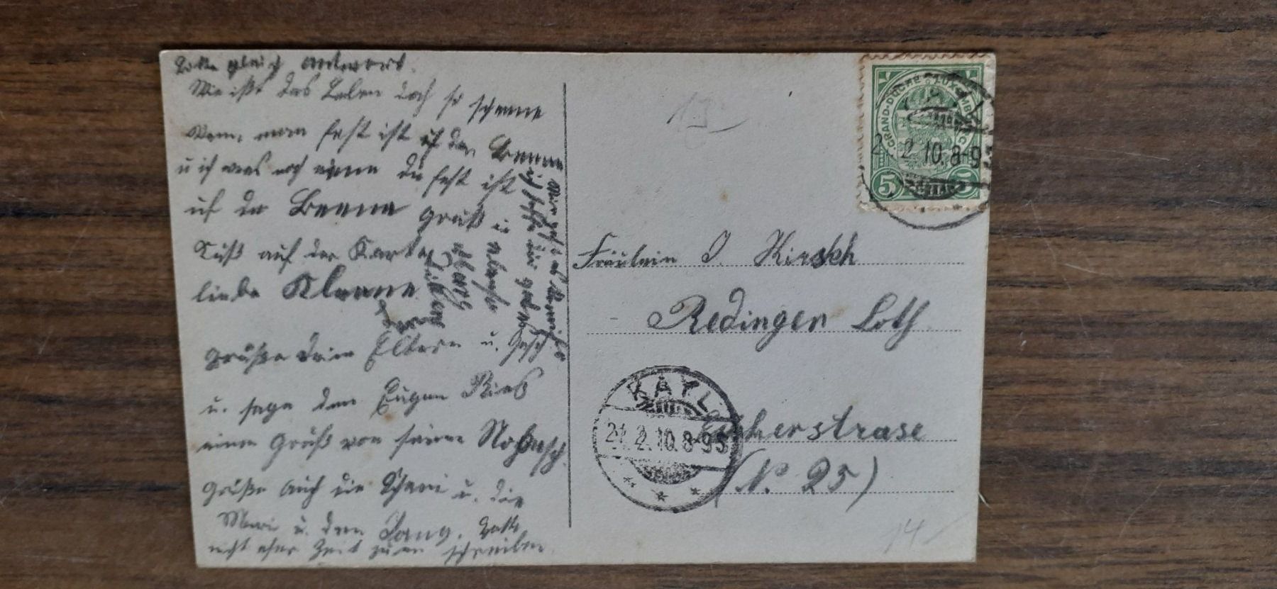 Cartoline postali: Ansichtskarte Kinder Puppe Spielzeug 1910 – Usato da Mörschwil venduto da lindaswunderkiste 2
