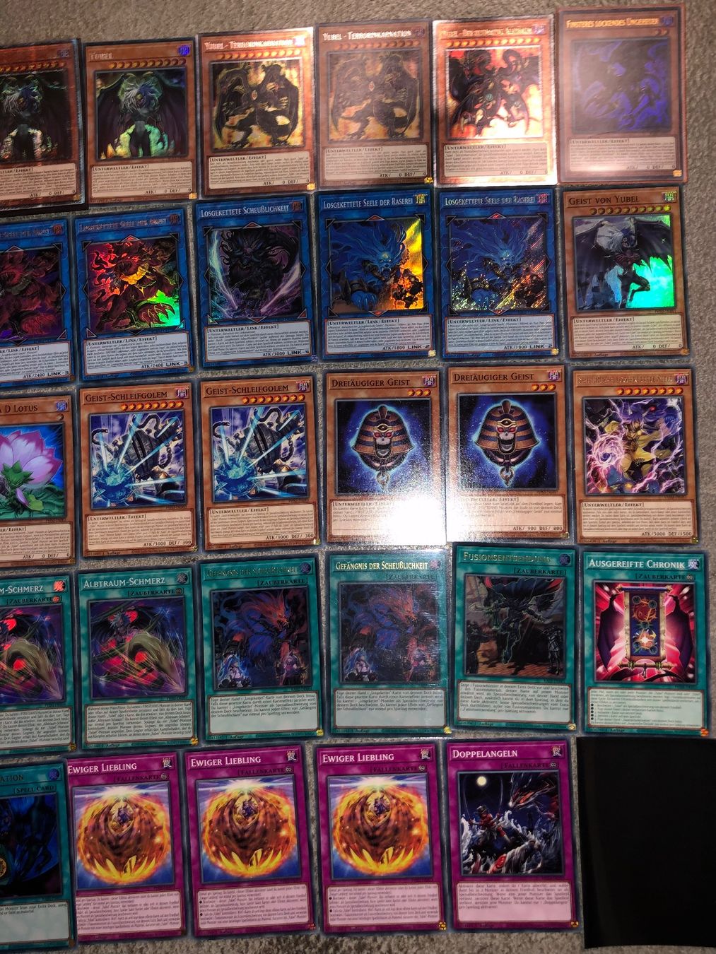 Yugioh Carte collezionabili: YuGiOh Yubel / Losgekettet Deck – Usato da Altstätten SG venduto da ChangeMaker 3