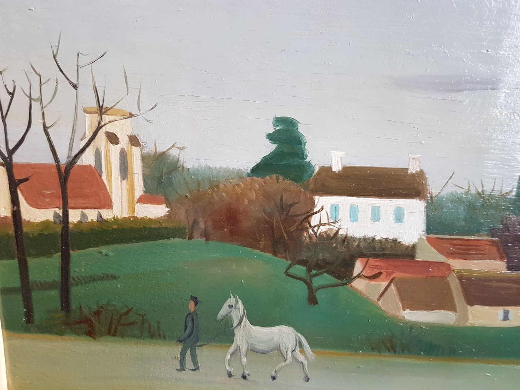 Dipinti: Claude SCHURR, Neauphle-le-Château 1949 – Usato da Lausanne venduto da leneko 2