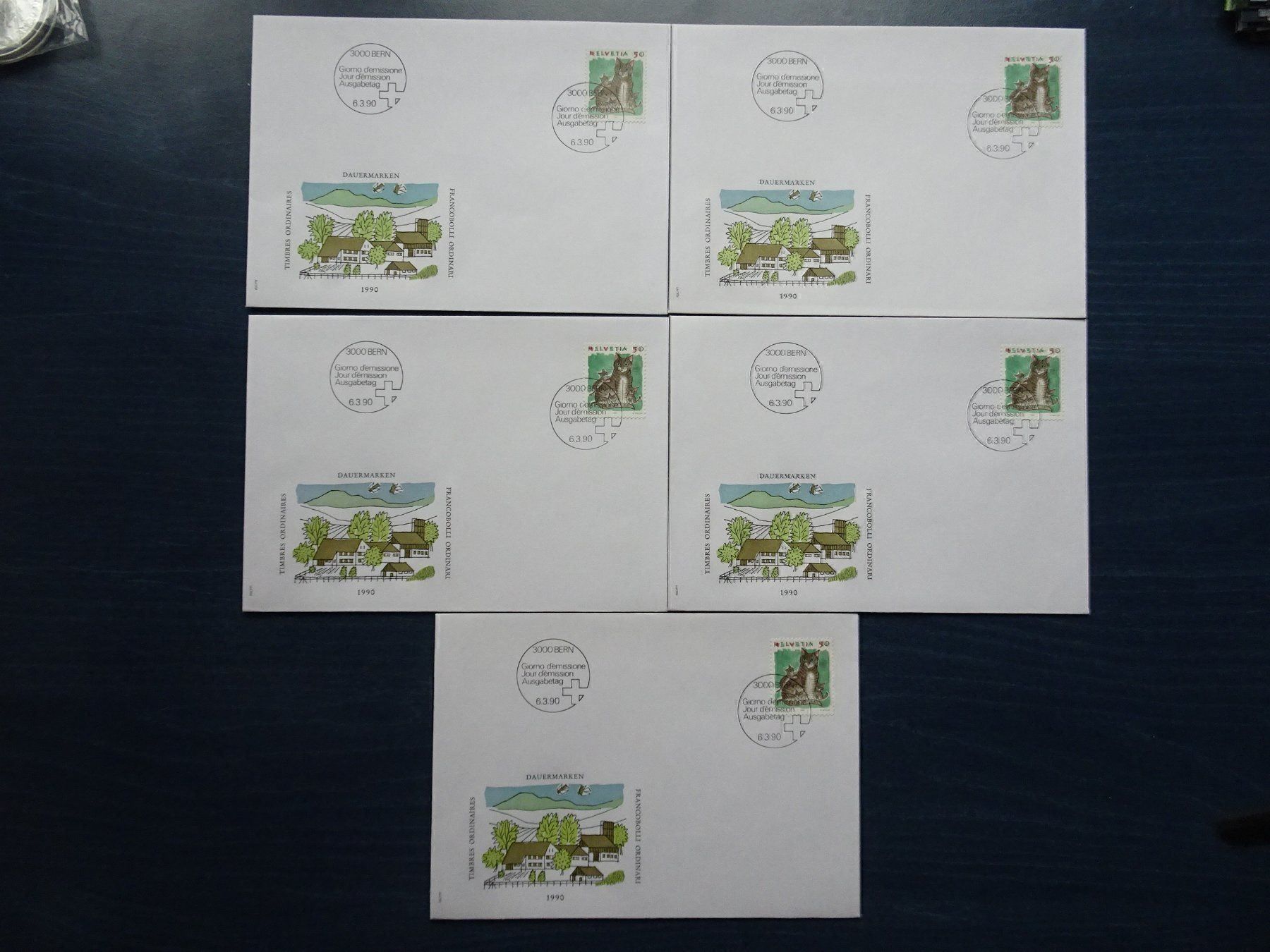 Alle Briefmarken: 1990 – Neu (gemäss Beschreibung) aus Aadorf von Chnorli-Furz