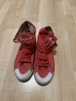 Pepe Jeans Damenschuhe rot Grösse 39 Sneaker gebraucht