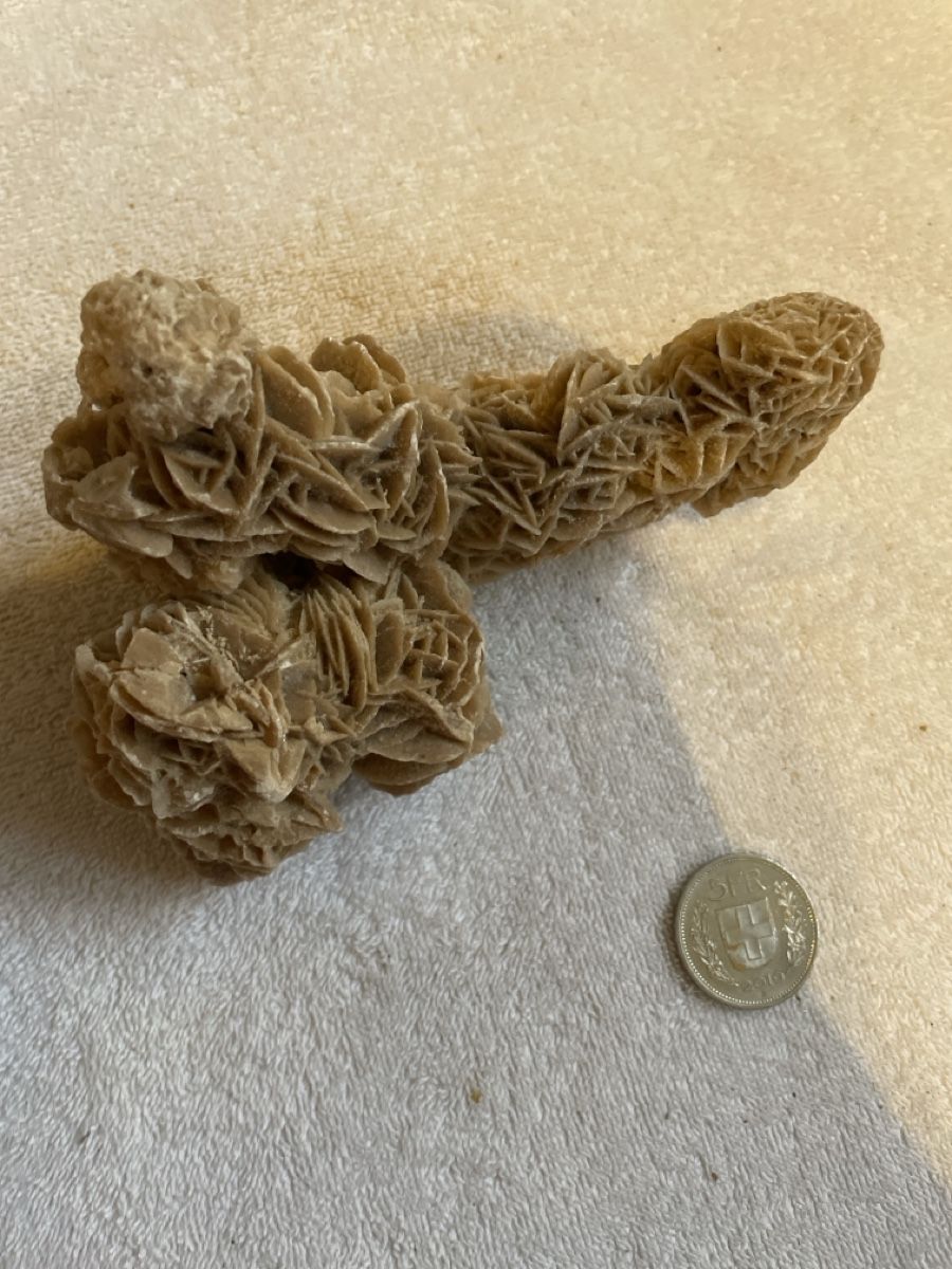 Minerali & Pietre curative: Wunderschöne Gipsrose / Sandrose aus der Sahara. – Usato da Niederhelfenschwil venduto da ele_zr5b 1