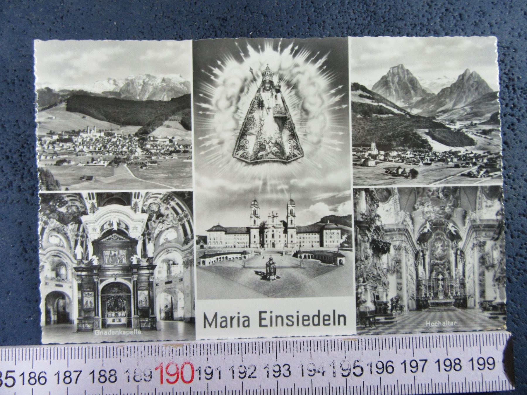 Ansichtskarten: MARIA EINSIEDELN SZ AK 1963 – Gebraucht aus Ettingen von Hausi4711