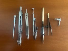 Diverse Zirkel (Kern) und Zubehör