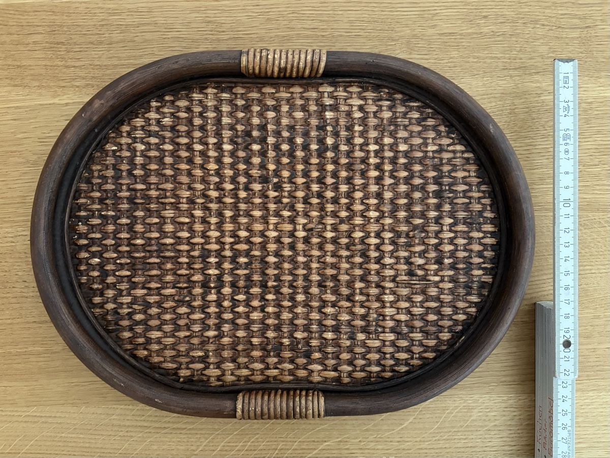 H&M Servierplatten: H&M Home Vintage Design Tablett Rattan – Neu (gemäss Beschreibung) aus Zürich von giuliak 3