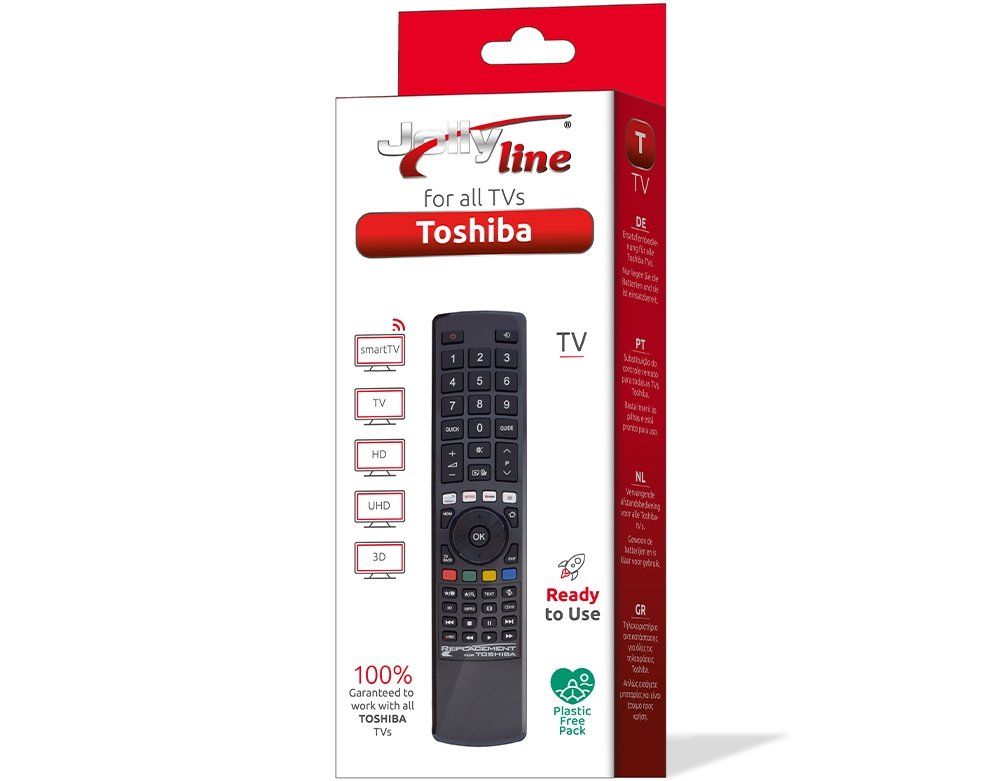 Telecomandi: Fernbedienung TOSHIBA TVs – Nuovo e nell'imballaggio originale da Dietlikon venduto da SAT-SWISS 1