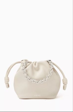 LOEWE Mini Flamenco Purse Tasche in soft white - wie neu!✨