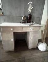 Schreibtisch Vintage Shabby Chic Sekretär Bürotisch weiss La