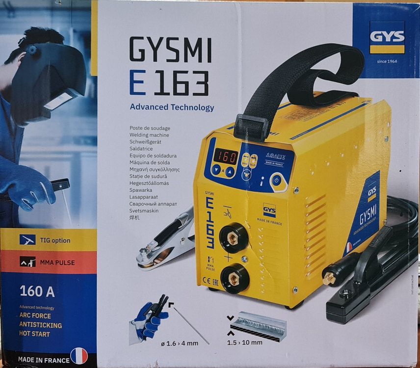 STAYER SUPER PLUS 160 GEK Schweißgerät - Profi Inverter Bis 4.0mm Elektroden