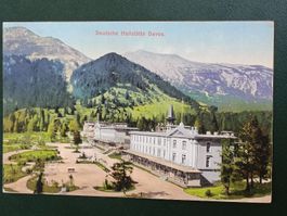 Alte PK / Deutsche Heilstätte Davos Gelaufen 1908