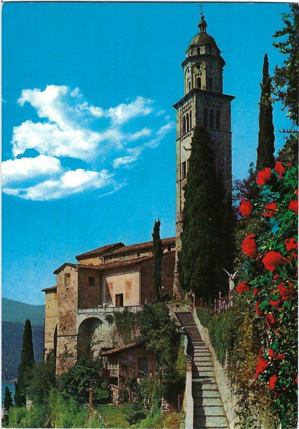 Cartoline postali: AK Morcote Kirche, 1975, Top! – Usato da Rheinfelden venduto da wil_m7gh
