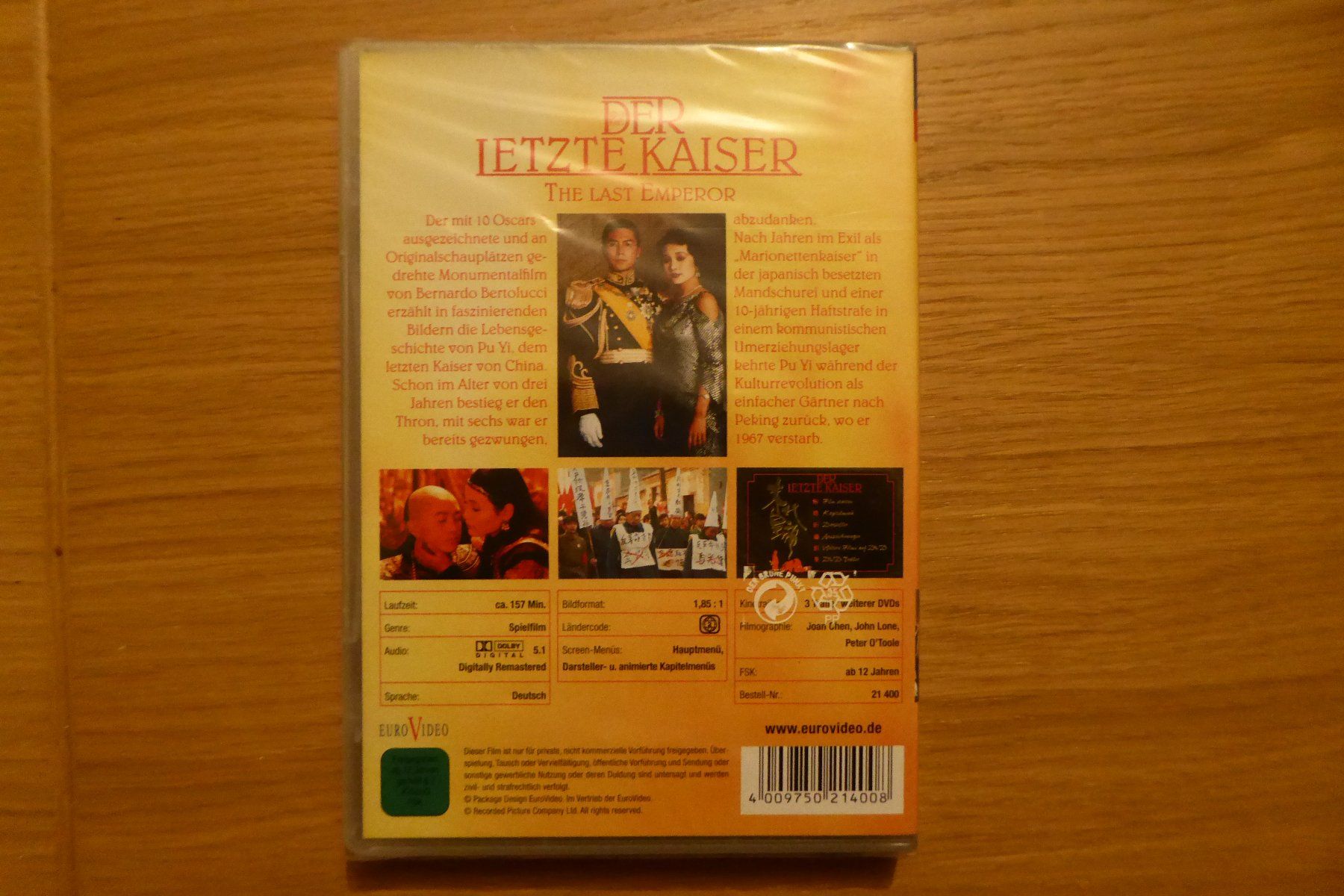 Tutti i DVDs: DVD OVP Der letzte Kaiser – Nuovo e nell'imballaggio originale da Allschwil venduto da Summelsarium 1