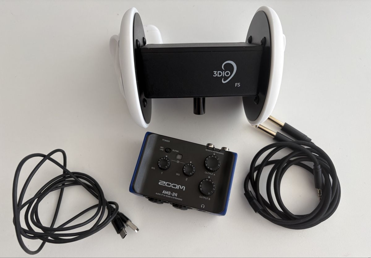 Microfoni: 3Dio Binaural Mikrofon + Zoom AMS-24 Audio Interface – Nuovo (secondo la descrizione) da Obfelden venduto da vivialesandra