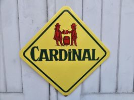 REKLAME EMAILSCHILD BIÈRE CARDINAL BIER