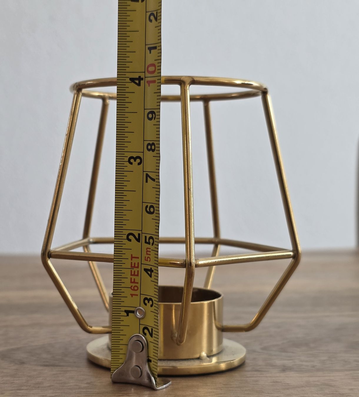 Ikea Kerzenständer: Teelichthalter Geometrisch Goldfarben  – Gebraucht aus Rheinsulz von Gilea 3