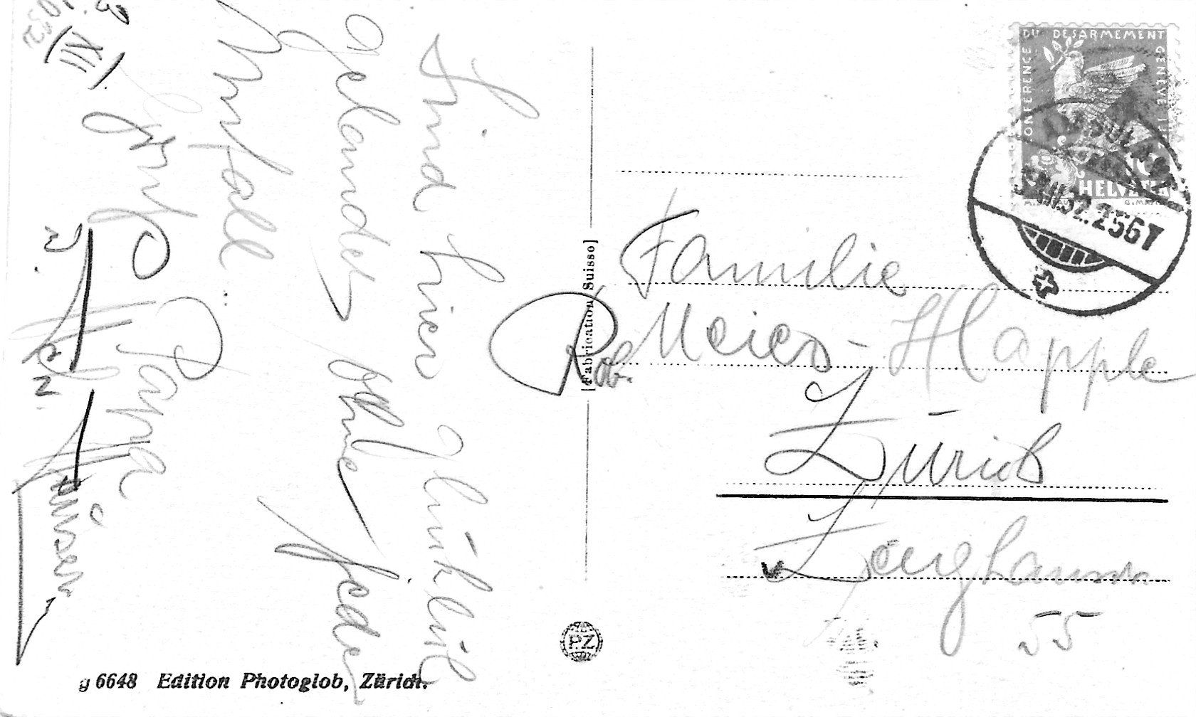 Cartoline postali: Arth am See mit Mythen    1932 – Usato da Flums venduto da Guscha1 1
