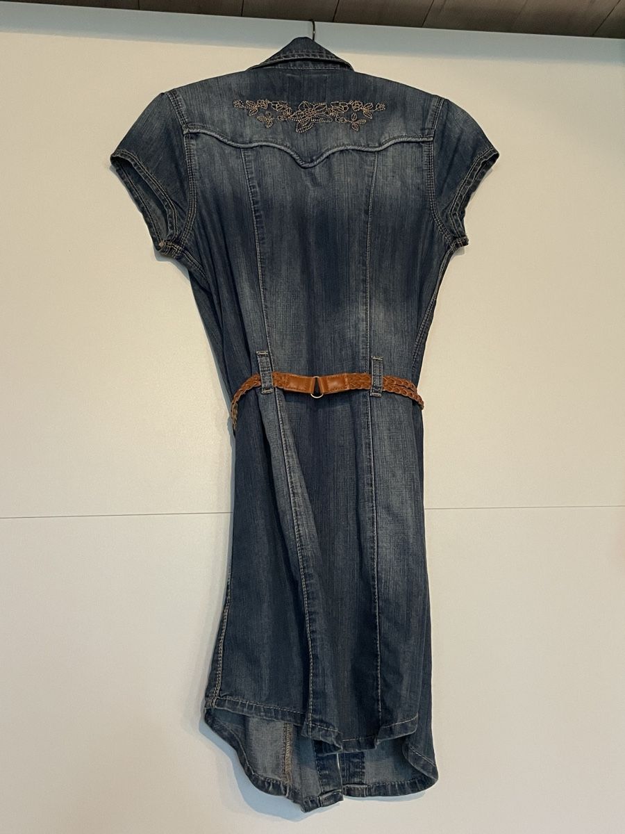 Yes Or No Chemisiers: Jeans Longbluse mit Gürtel – D'occasion à Schafhausen i. E. par Hublina 1