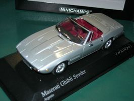 Maserati Ghibli Spyder 1969 * Minichamps  1:43
