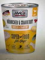 Hundefutter MAC's Hühnchen und Cranberry Adult 800g
