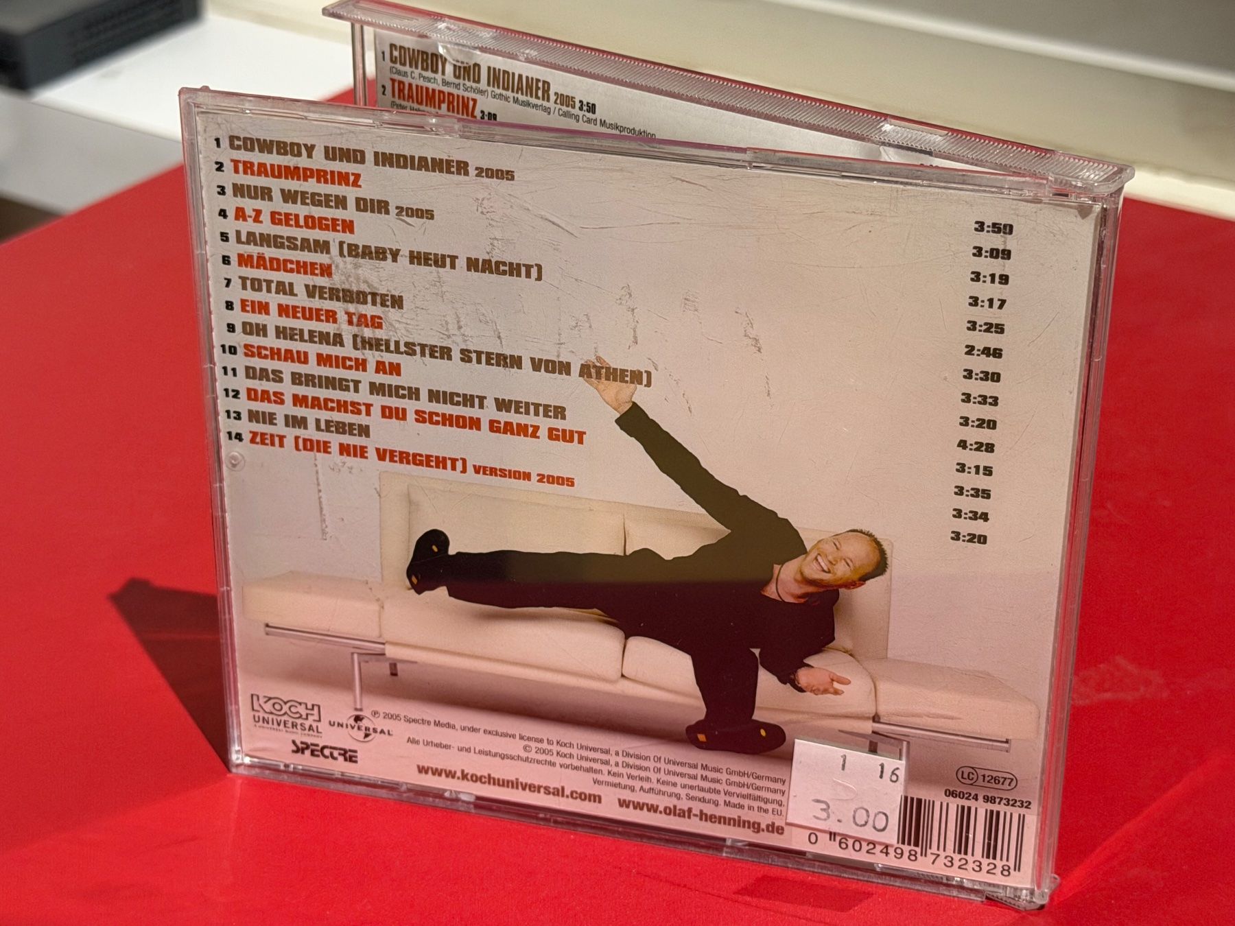 CD: Olaf Henning - Total Verboten - KA01D – Usato da Küsnacht ZH venduto da Jazztilldawn 1