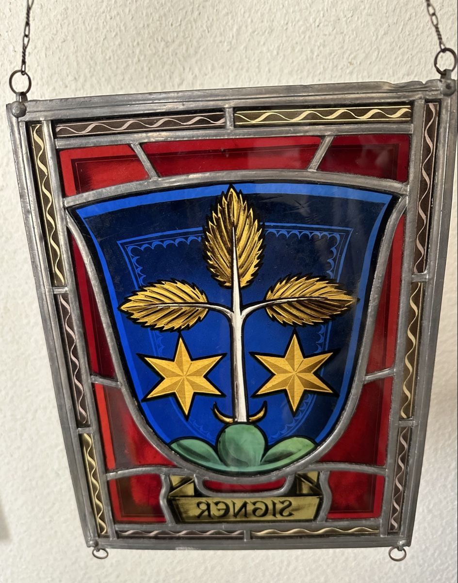 Altro in Antiquarato & Arte: Bleiglas-Fensterbild SIGNER – Usato da Bern venduto da Maria003 1