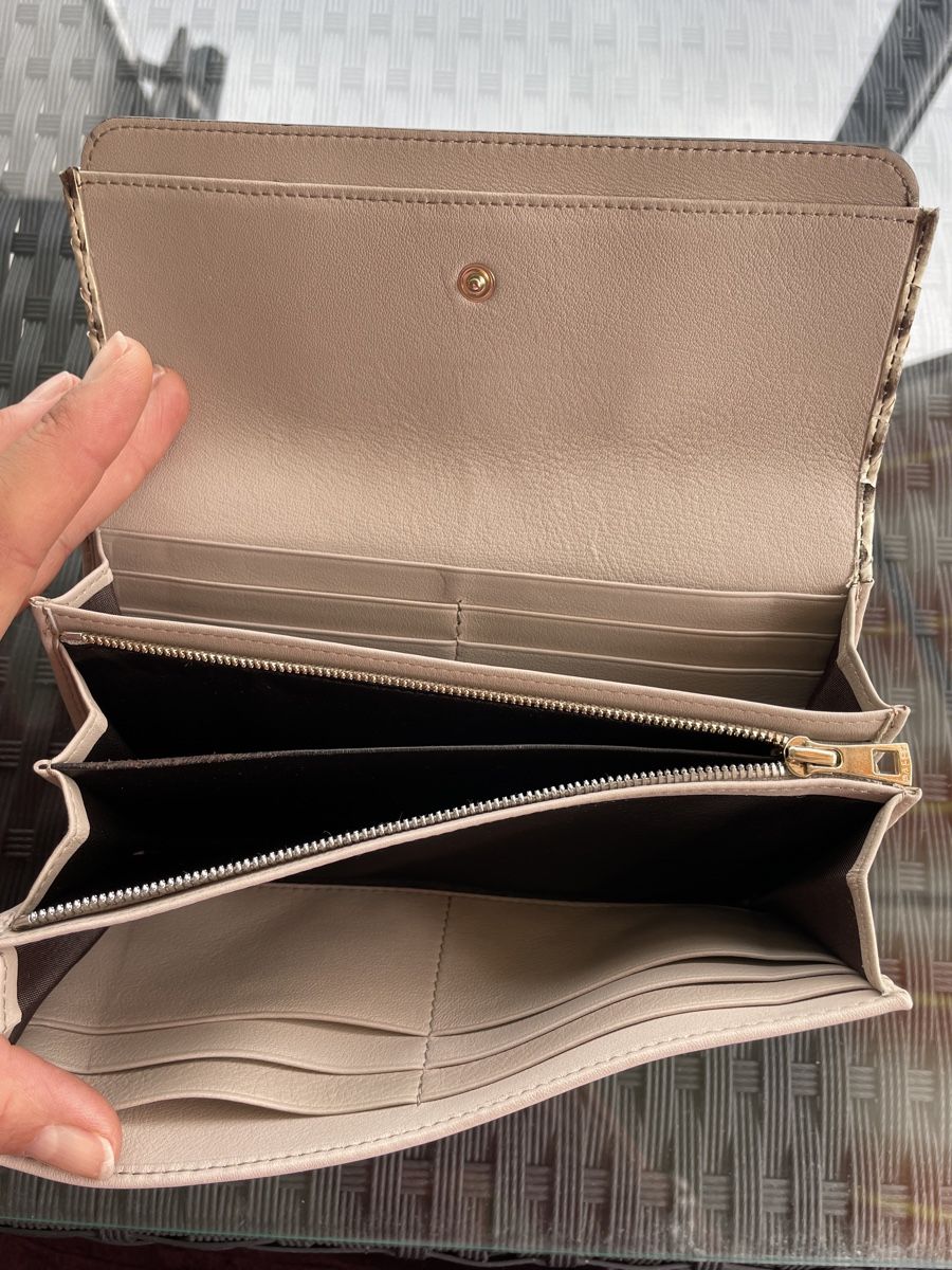 Bally Portamonete: Bally Portemonnaie Pythonoptik beige braun Damen – Nuovo (secondo la descrizione) da Zunzgen venduto da mel_y6w2 2