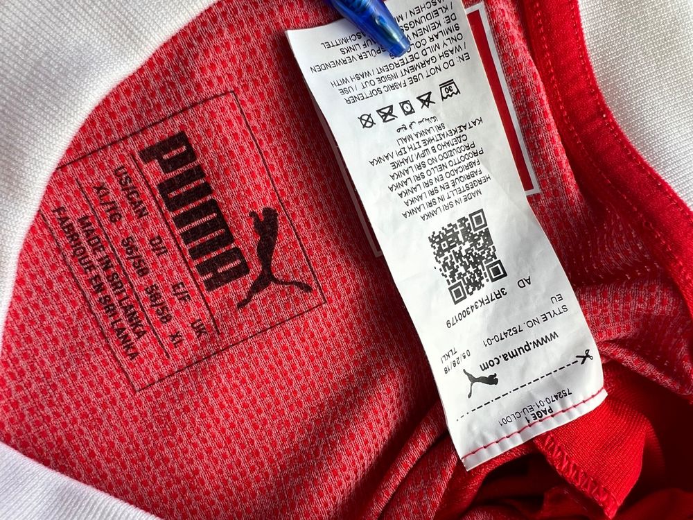 Puma Maillots de corps & Pantalons: SCHWEIZ NATI 2018 TRIKOT PLAYER ISSUE – D'occasion à Heerbrugg par Jersey_Time 2