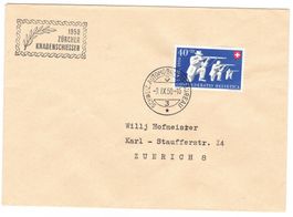 lettre de zurich BPA A525 pour Zürich le 9.IX.50