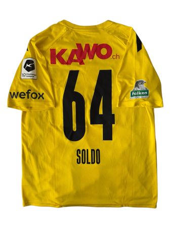 Matchworn FC Schaffhausen Trikot Miro Soldo 
