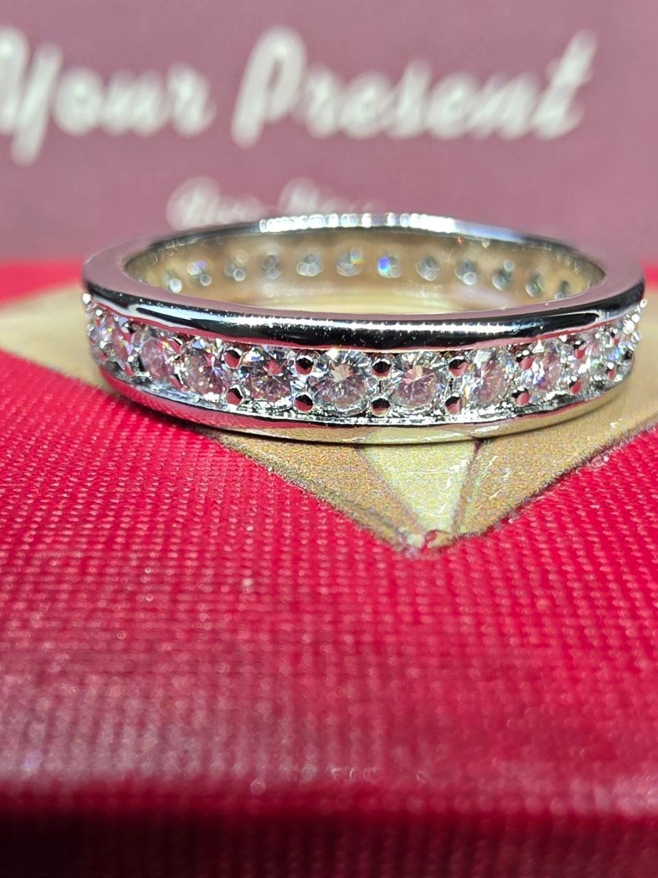 Anelli: Bague argent avec diamants de moissanite certifiés GRA – Nuovo e nell'imballaggio originale da Reconvilier venduto da Tsma67 1