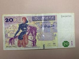 TUNISIE - 20 Dinars 07-11-1992 - Sehr Schön / Très Beau