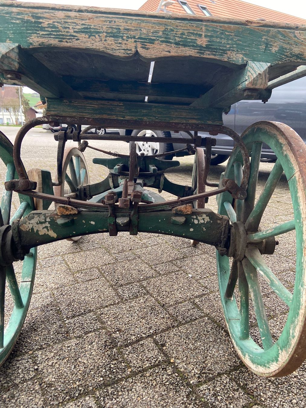 Rimorchi: Handwagen aus Holz – Usato da Sarmenstorf venduto da Poetteler 1
