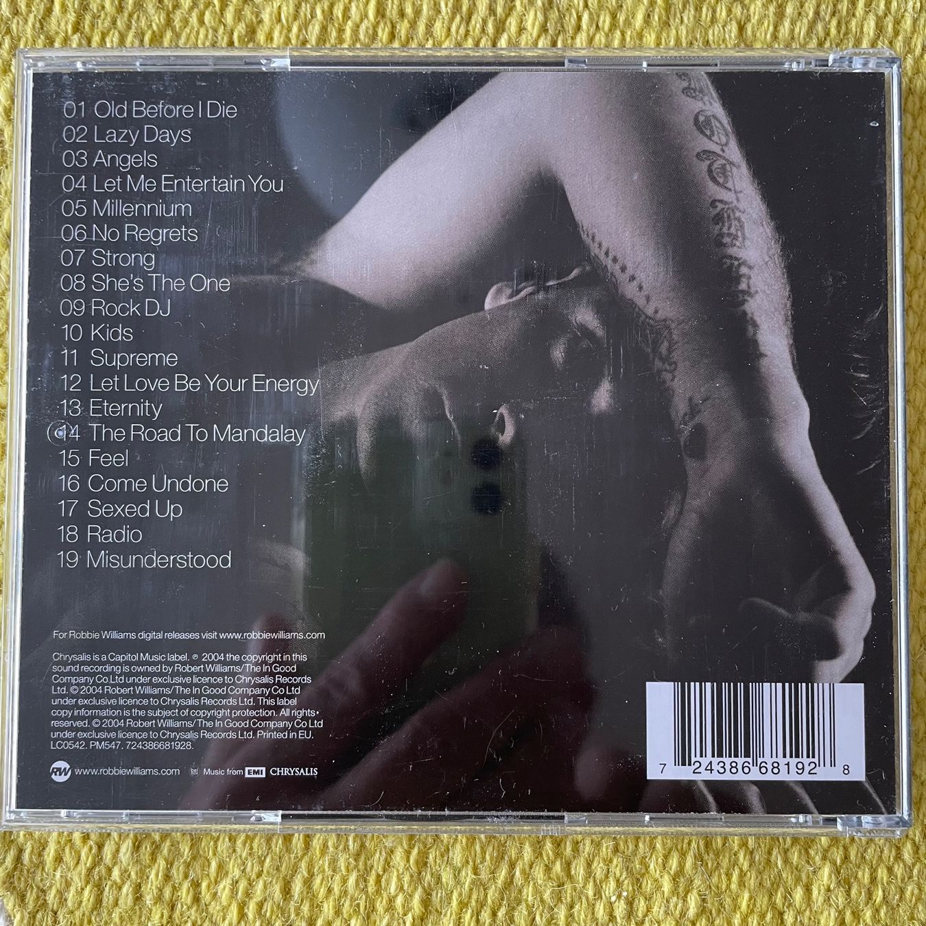 CD: ROBBIE WILLIAMS-GREATEST HITS – Usato da Rorschacherberg venduto da CD-Roli 1
