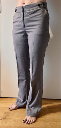 Elegante graue Stoffhose - Grösse 34 - Top Zustand!