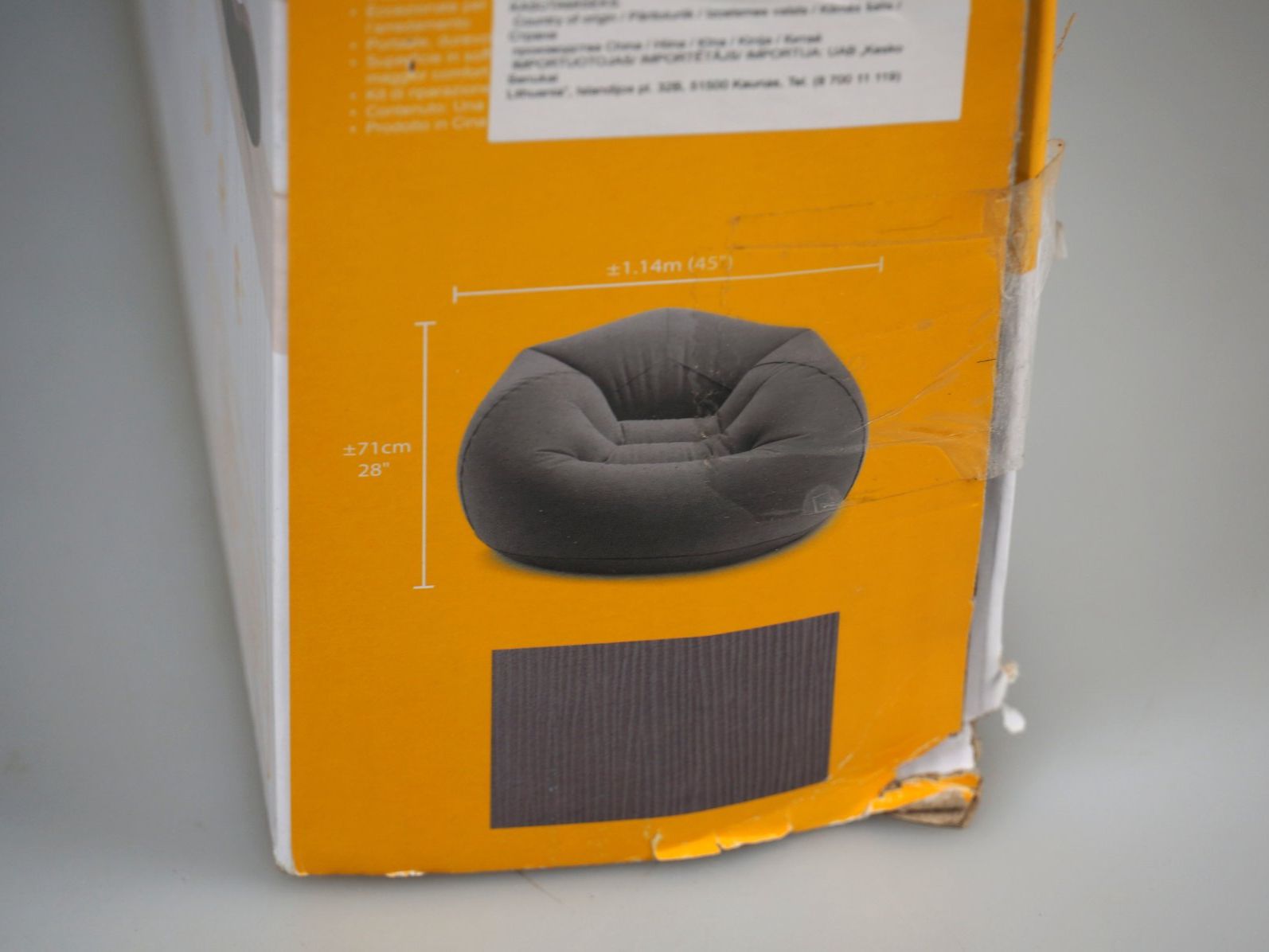 Sessel: Intex Beanless Bag (Aufblasbare Sitzsack, 45") – Neu und originalverpackt aus Rüti ZH von Restwert_Rueti_ZH 6