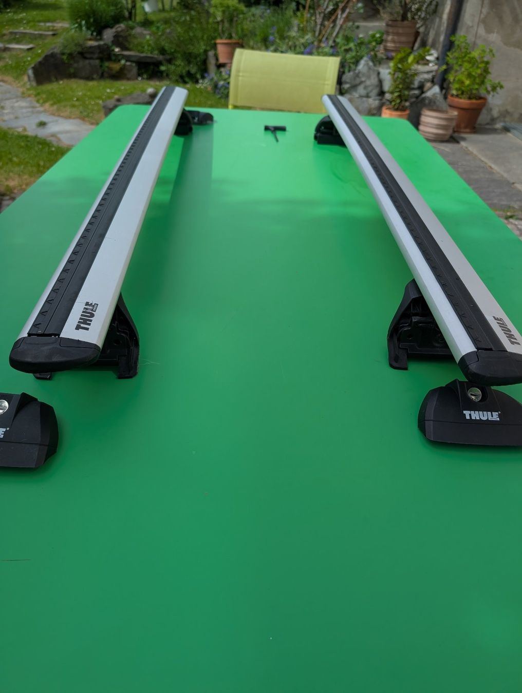 Thule Portapacchi: Thule WingBar Dachträgersatz Länge 132 – Usato da Speicher venduto da luk30871 1
