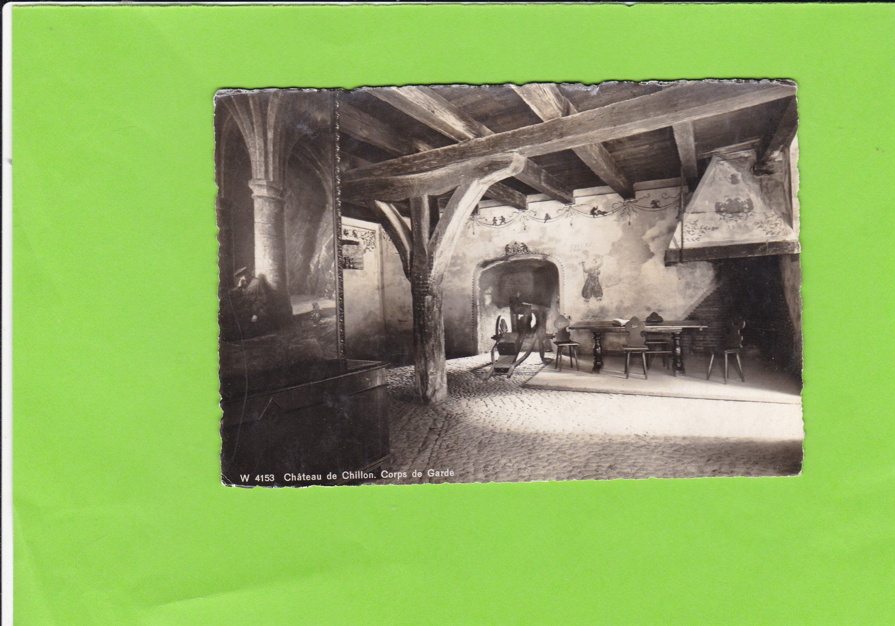 Cartoline postali: Château de Chillon. Corps de Garde – Usato da St. Peterzell venduto da neckertal