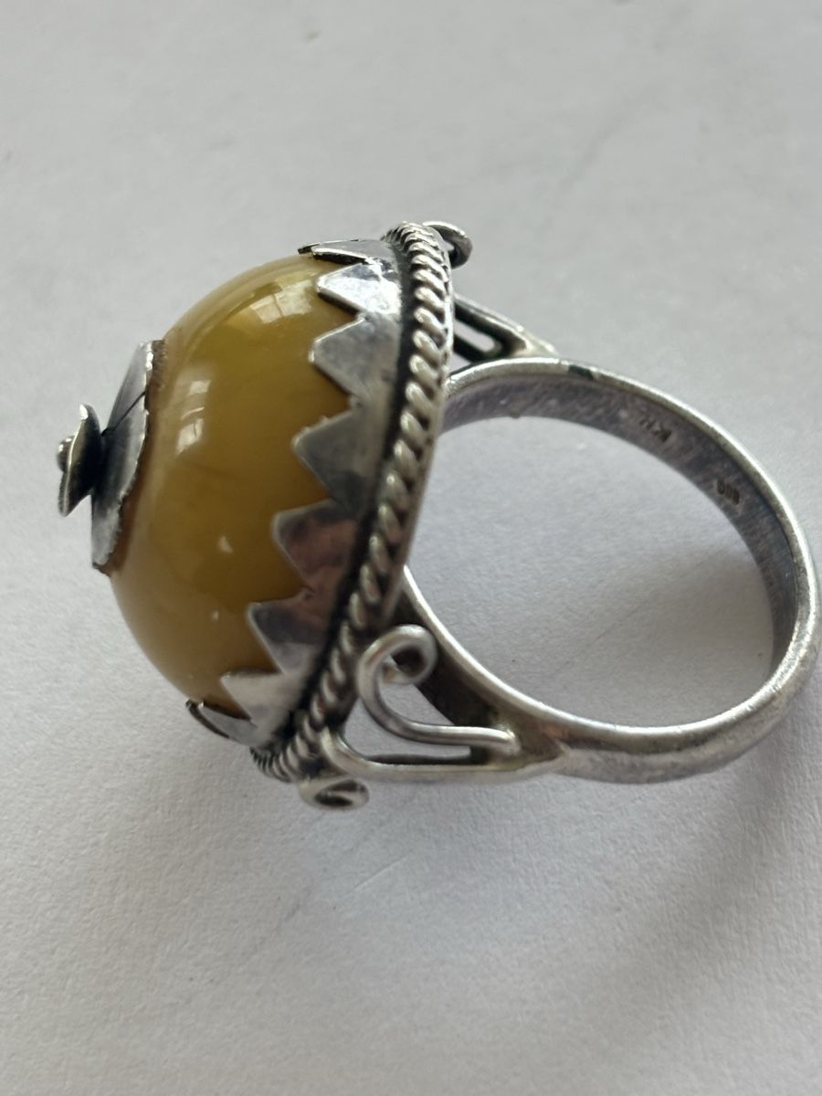 Anelli: Vintage  Ring Silber 800  Blumig – Usato da Langnau am Albis venduto da flusspflege 5