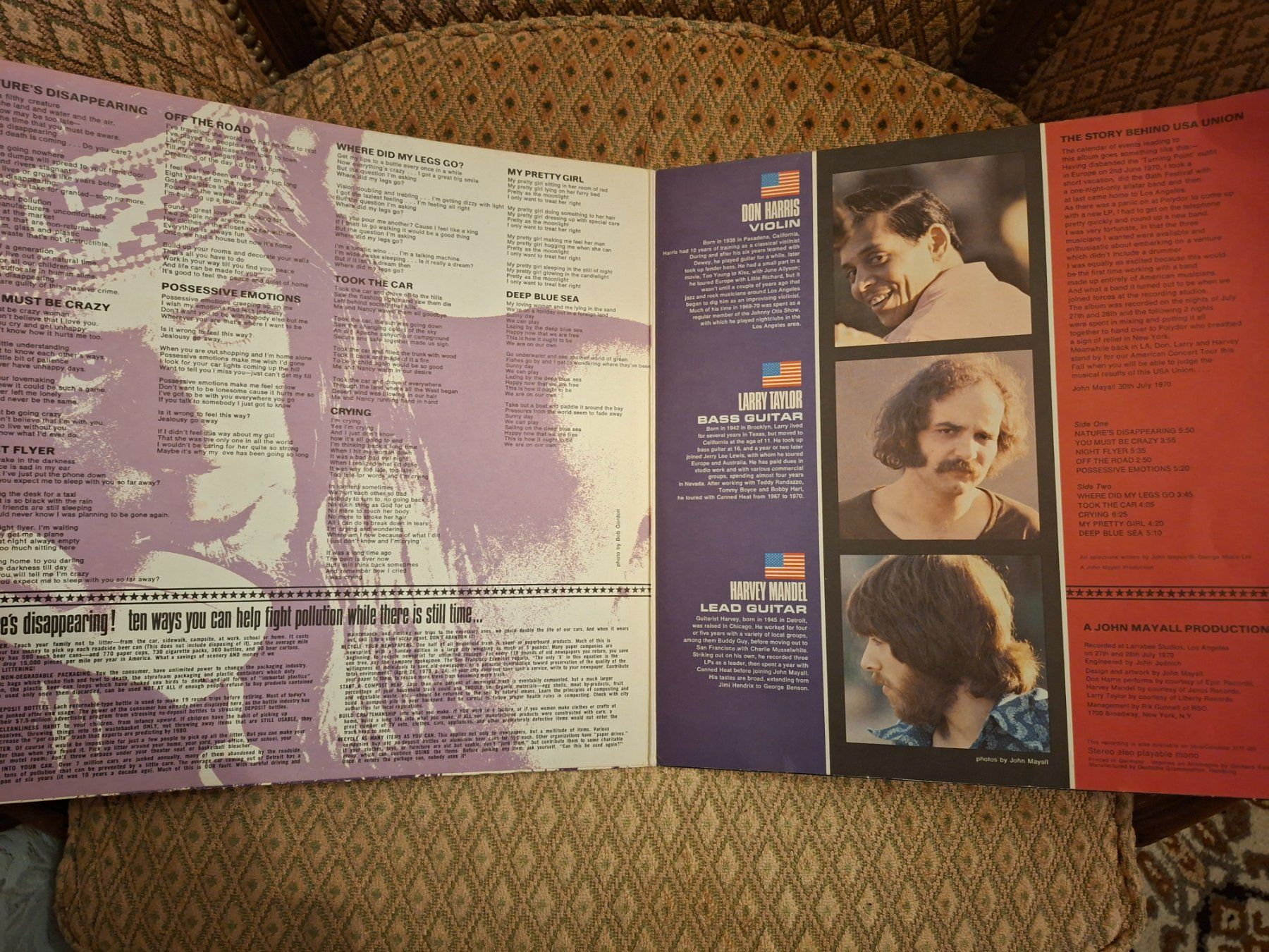 Dischi in vinile: Blues/Rock LP - John Mayall - USA Union - Gatefold – Usato da Bernex venduto da Wannabehasbeen01 2