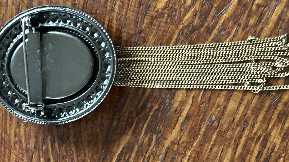 Spille & Fermagli: Brosche mit Amonit ca. 60 er Jahre – Usato da Riedholz venduto da Frettchen63 4
