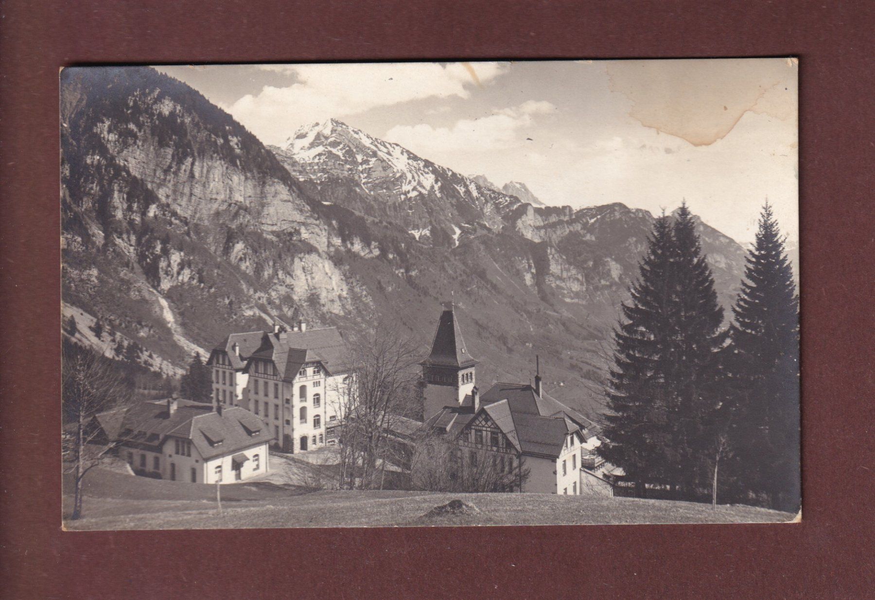 Ansichtskarten: Sanatorium KNOBLISBÜHL - 1923 – Gebraucht aus Pully von nicecards-shop